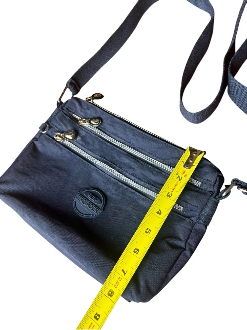 AOCINA Crossbody Bag Small Travel Shoulder Bag Lightweight Zipper Pockets Blue